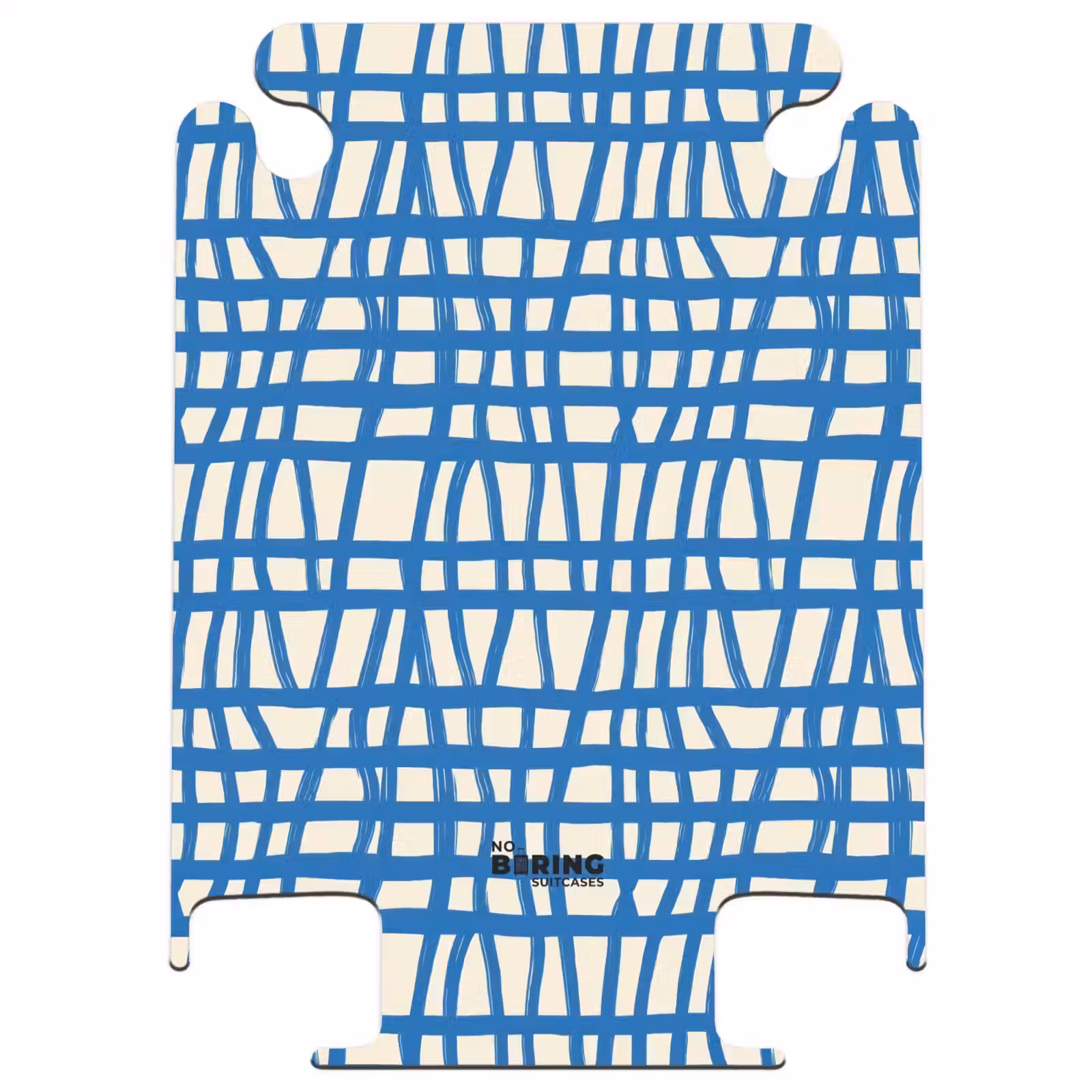 CaseSwap - Ruitpatroon - Blauw - Crème — 1