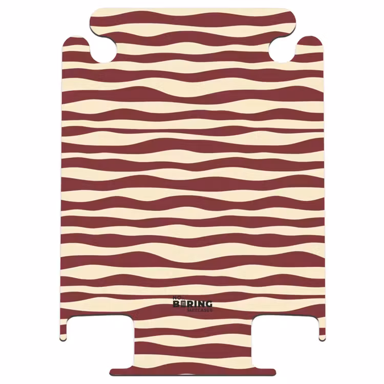 CaseSwap™ - Golven - Rood - Patroon - Crème — 1