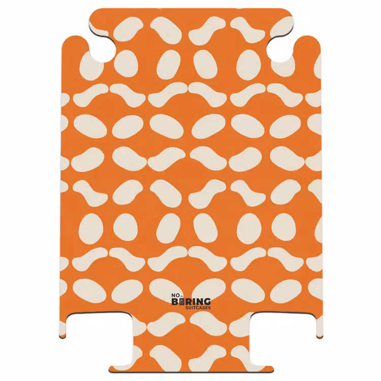 CaseSwap™ - Oranje - Ruitpatroon - Wit — 1