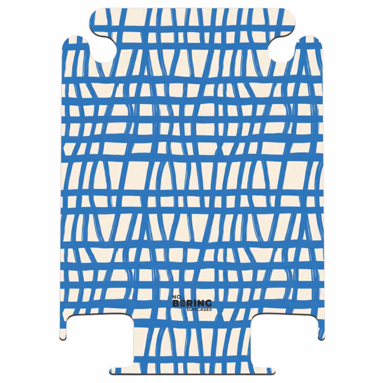 CaseSwap - Ruitpatroon - Blauw - Crème — 1