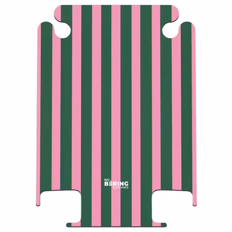 CaseSwap™ - Verticale strepen - Groen - Roze — 1