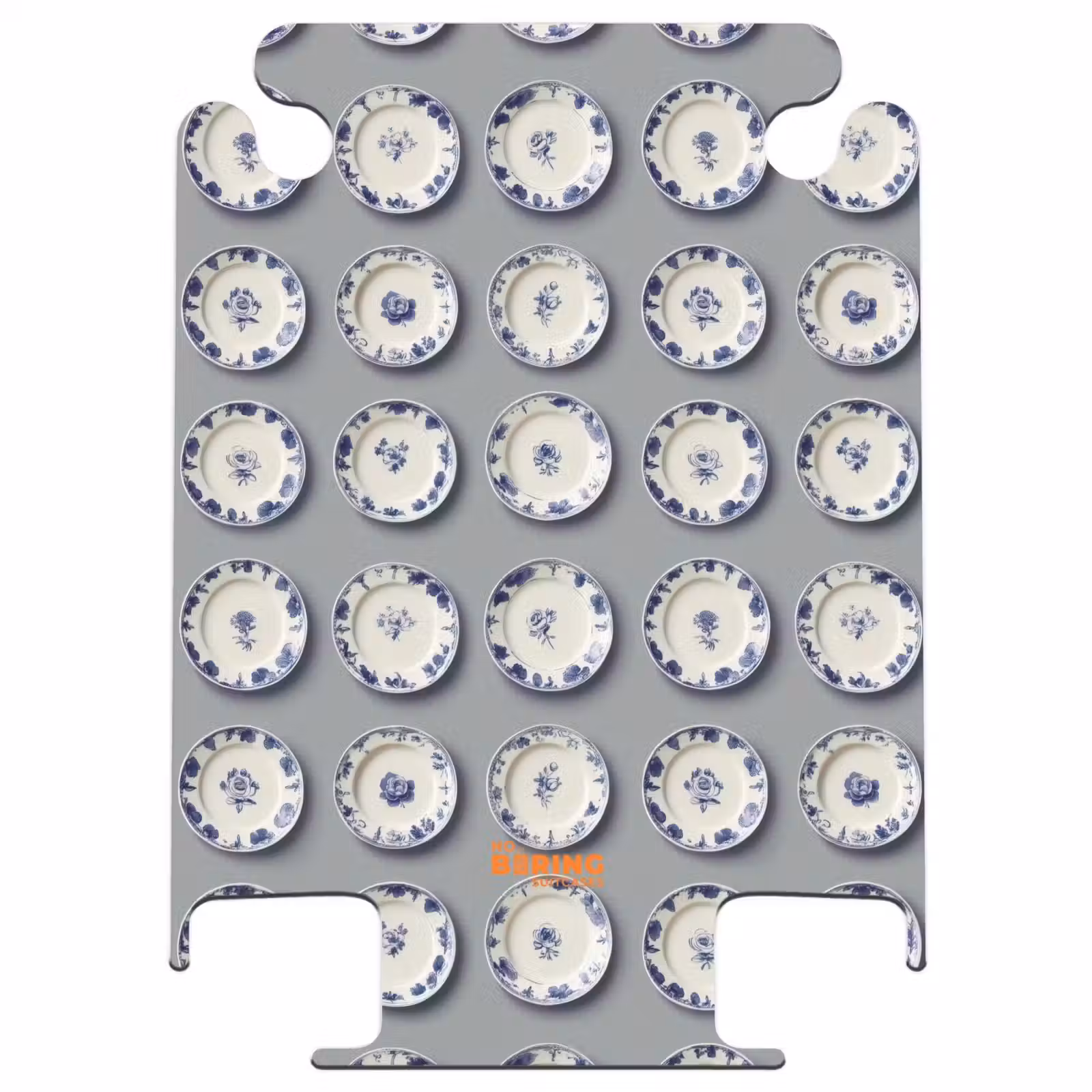 CaseSwap™ - Borden - Bloemen - Blauw - Wit — 1