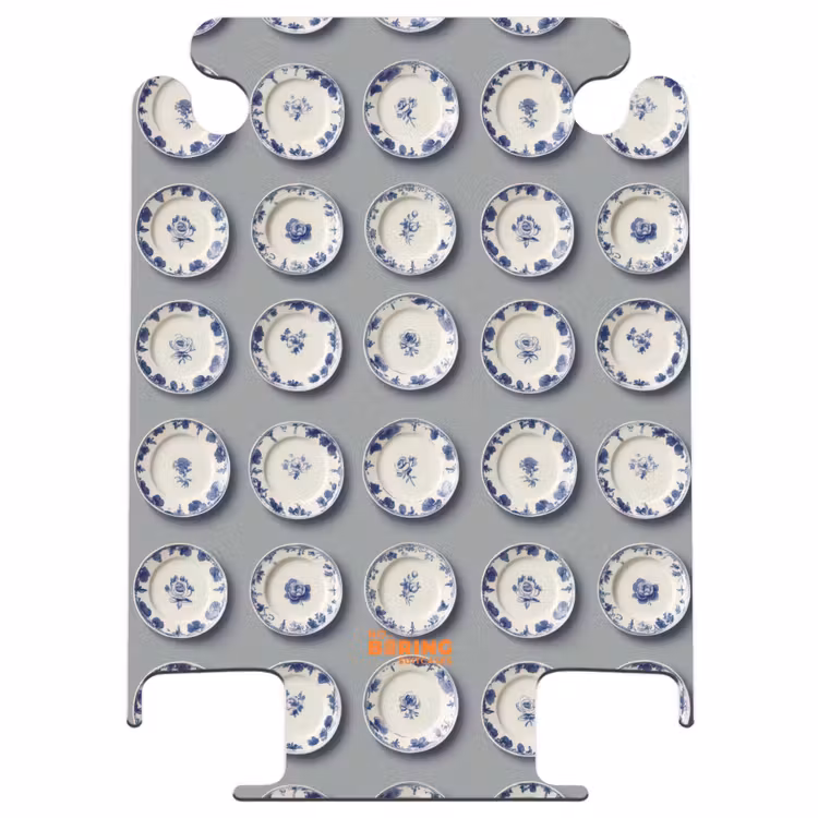 CaseSwap™ - Borden - Bloemen - Blauw - Wit — 1