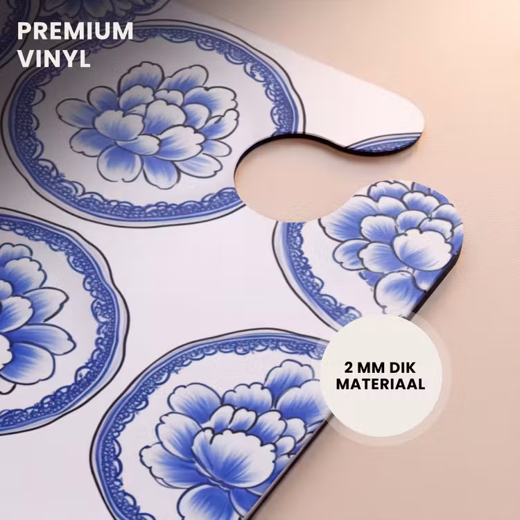 CaseSwap - Cirkels - Bloemen - Blauw — 6