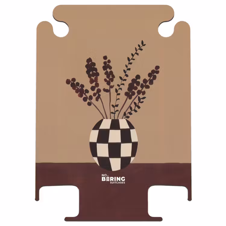 CaseSwap™ - Minimalistisch - Vaas - Bloemen - Bruin — 1