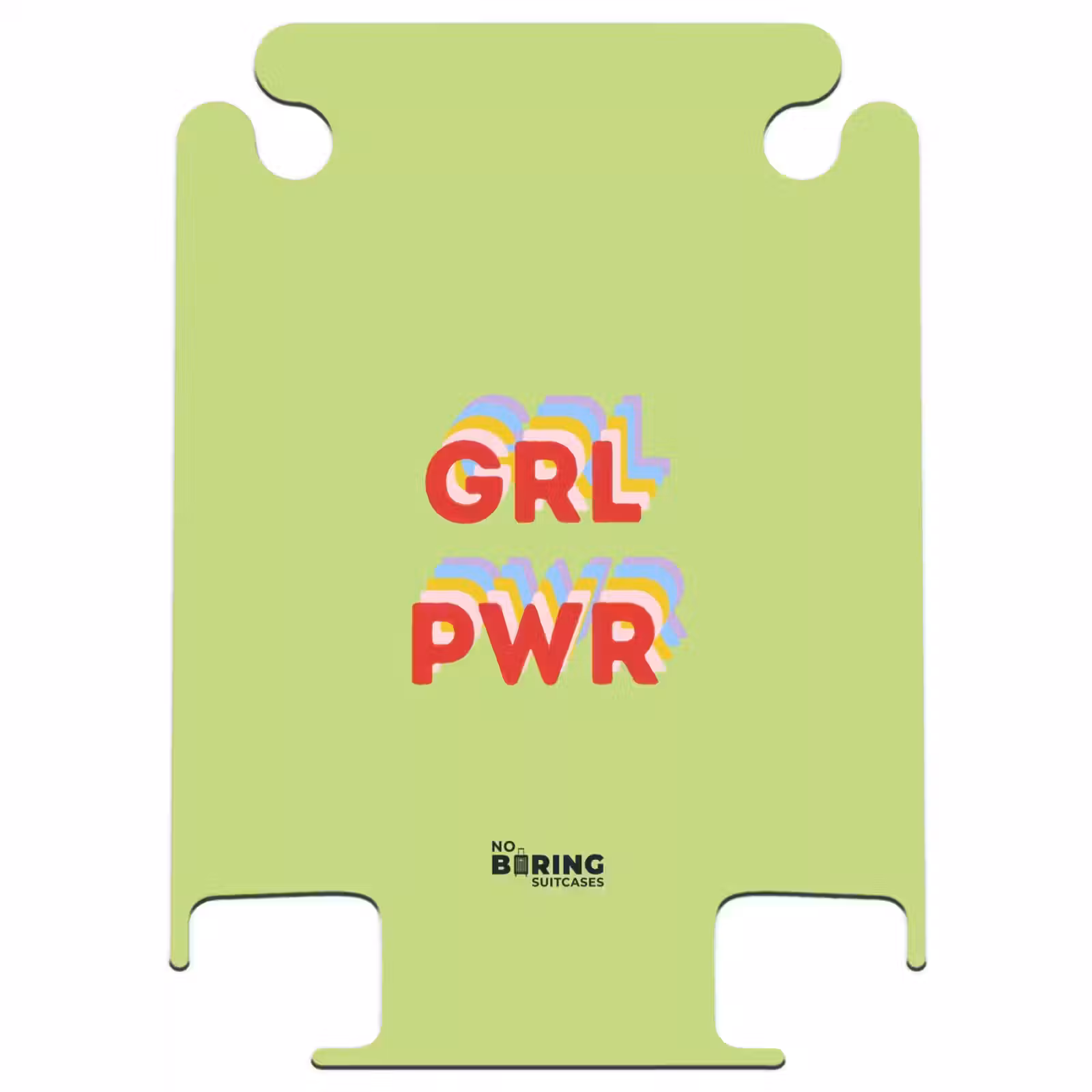 CaseSwap™ - Grl pwr - Groen - Rood - 3D — 1