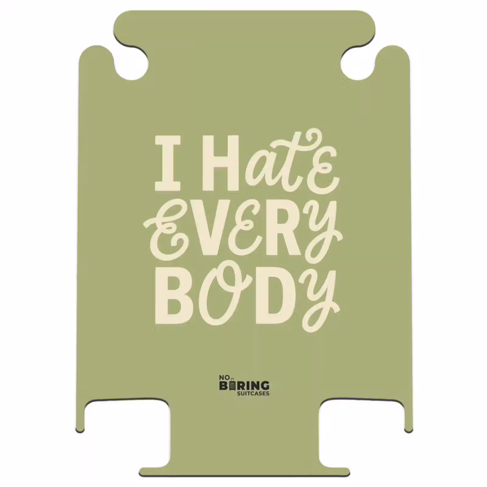 CaseSwap™ - I hate everybody - Groen - Retro — 1