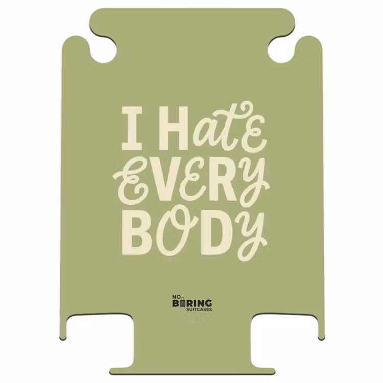 CaseSwap™ - I hate everybody - Groen - Retro — 1