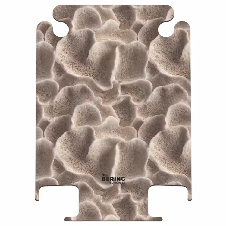 CaseSwap™ - Waaiervorm - Beige - Vezel textuur — 1
