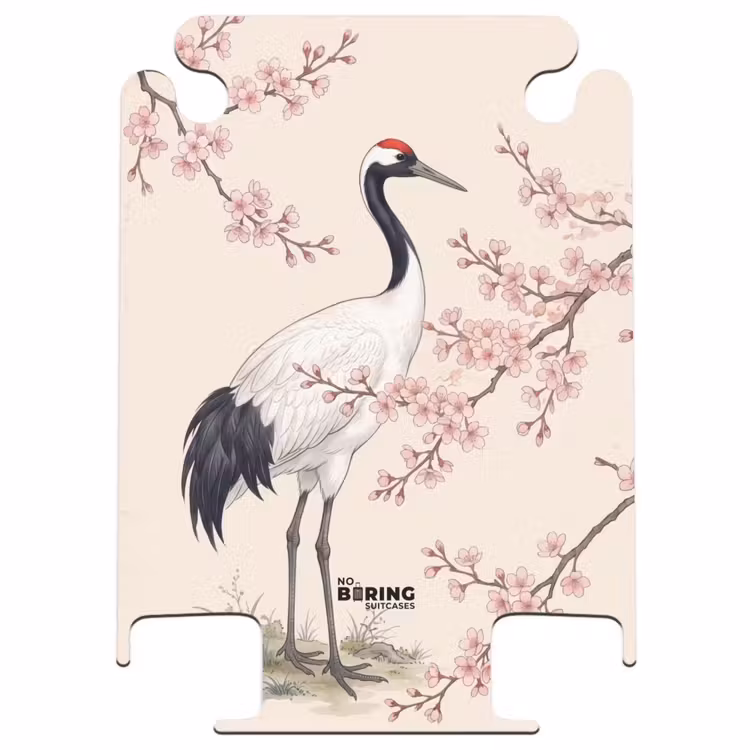 CaseSwap™ - Aziatisch - Kraanvogel - Beige — 1