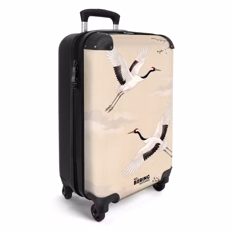 CaseSwap - Kraanvogels - Bloesem - Beige — 2