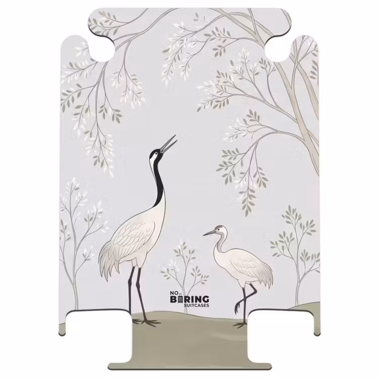CaseSwap - Minimalistisch - Kraanvogels - Blauw — 1