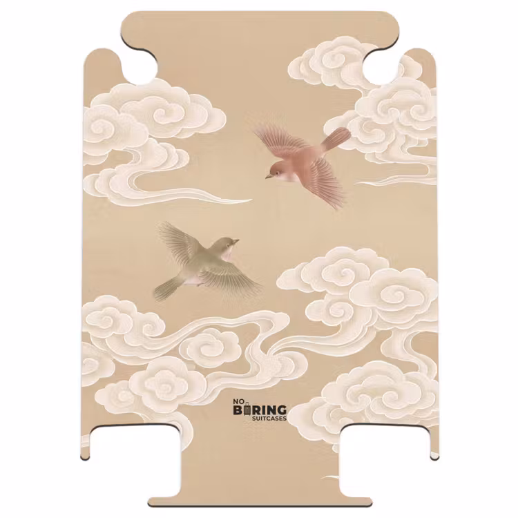 CaseSwap - Vogels - Vliegen - Beige — 1