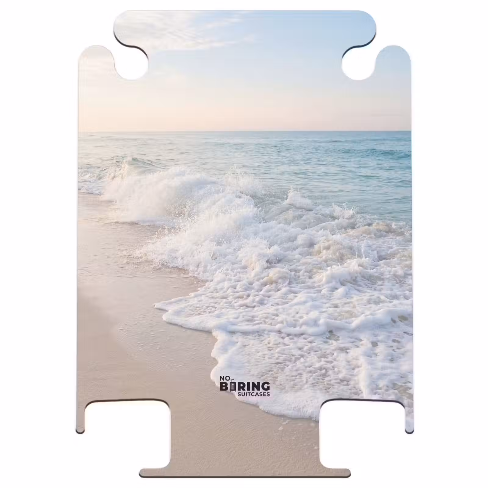 CaseSwap™ - Zee - Golven - Strand - Natuur - Wit — 1