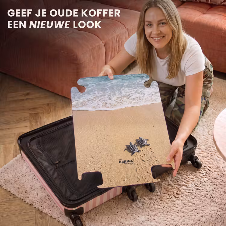 CaseSwap - Schildpad - Jong - Strand - Oceaan - Blauw — 3