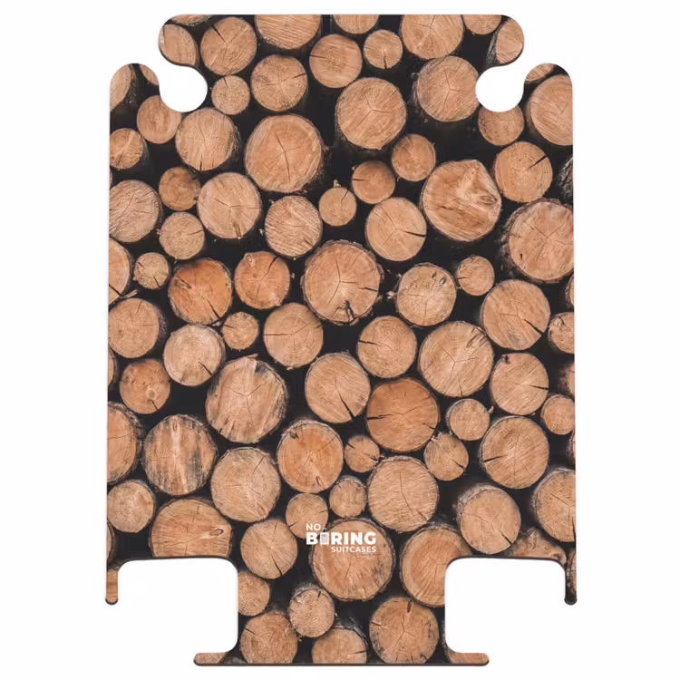 CaseSwap - Houtblokken - Textuur - Patroon - Bruin - Rustiek — 1