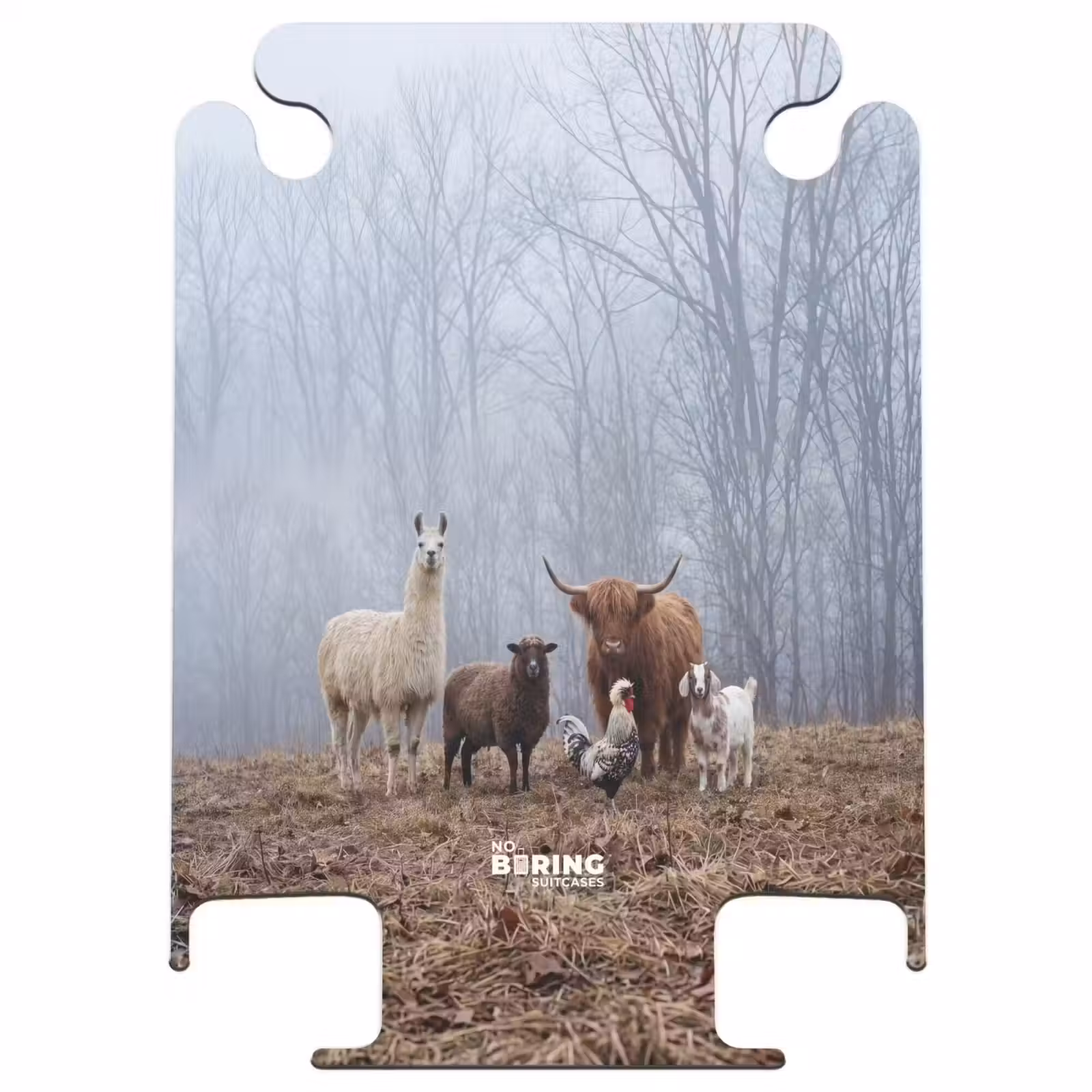 CaseSwap - Boerderijdieren - Groep - Mist - Natuur - Rustiek — 1