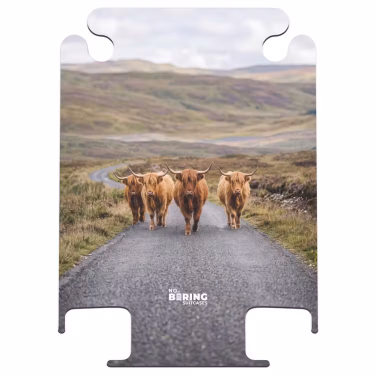 CaseSwap - Schotse Hooglanders - Weg - Landschap - Kudde — 1