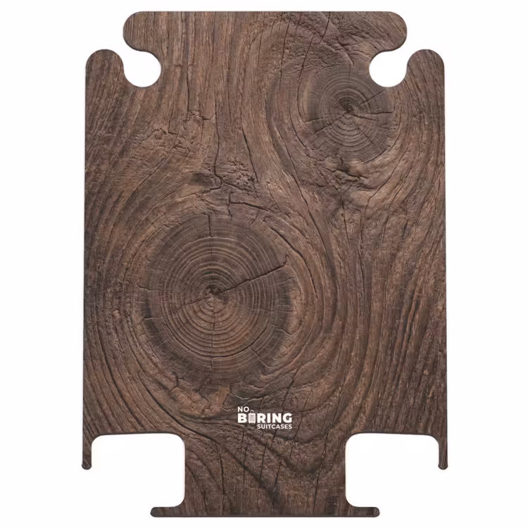 CaseSwap™ - Houtnerf - Textuur - Patroon - Bruin - Rustiek — 1