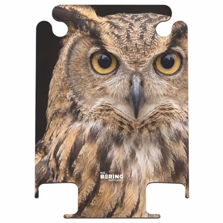 CaseSwap™ - Oehoe - Uil - Portret - Bruin — 1