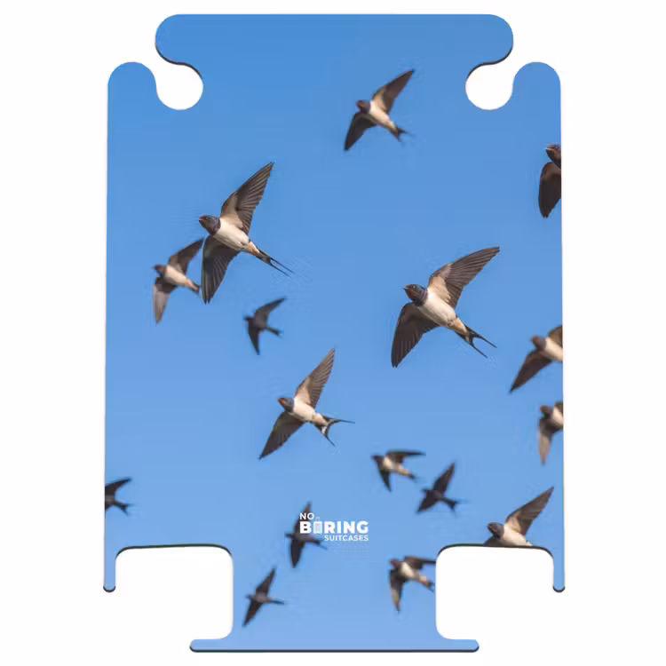 CaseSwap™ - Zwaluwen - Vliegen - Blauw — 1