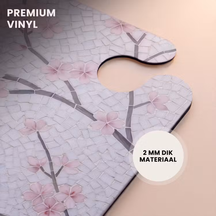 CaseSwap - Vogel - Bloemen - Natuur - Mozaïek - Roze — 6