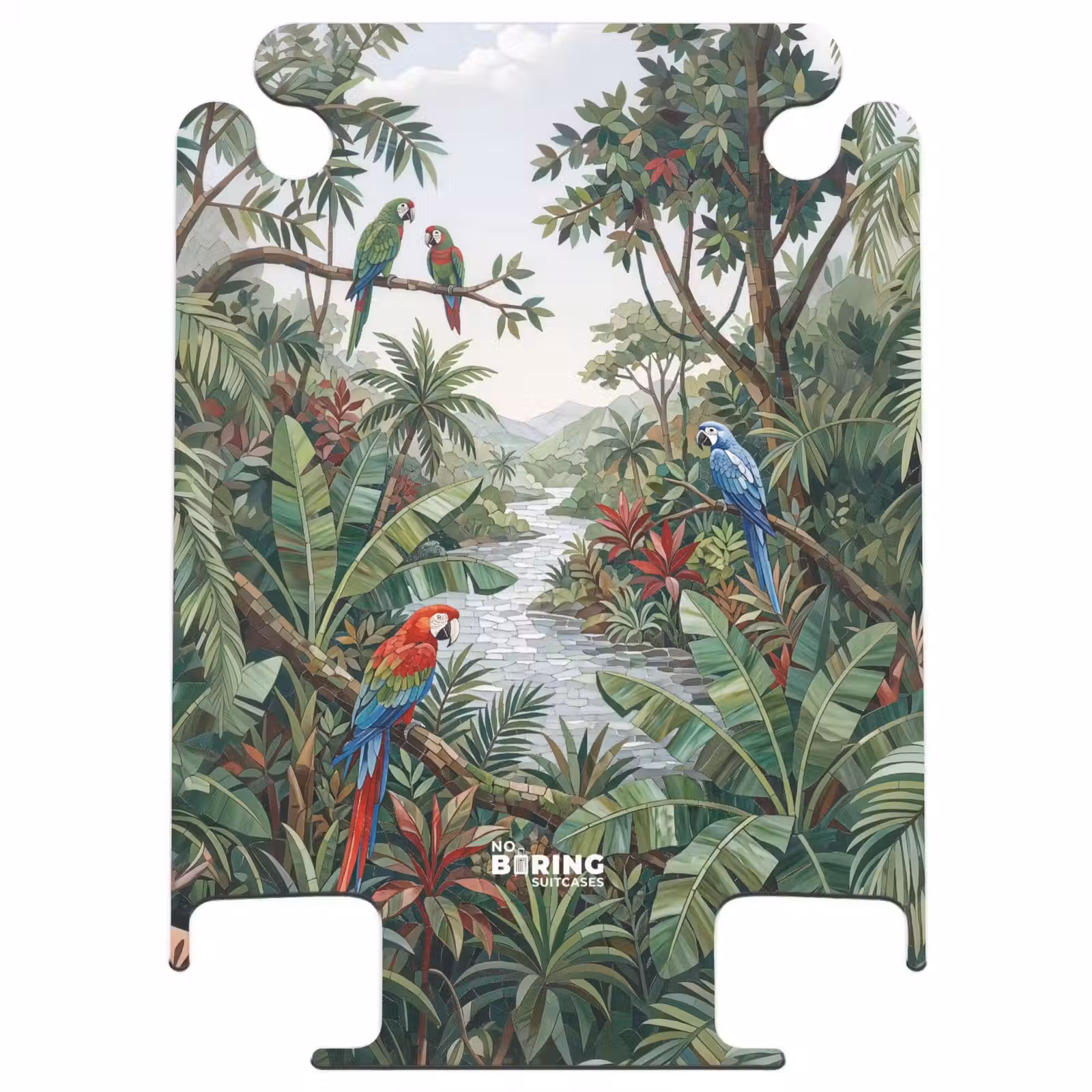 CaseSwap - Vogel - Jungle - Natuur - Mozaïek - Groen — 1