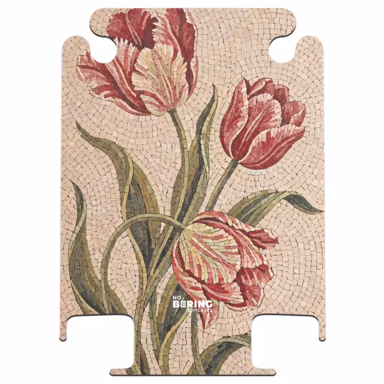 CaseSwap™ - Bloemen - Mozaïek - Rood - Groen - Kunst — 1