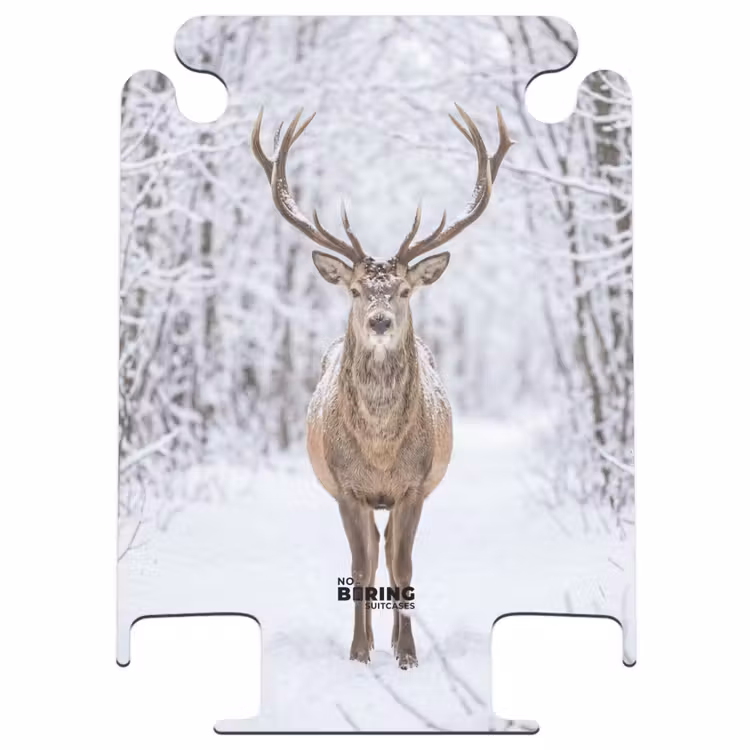 CaseSwap™ - Hert - Winter - Bos - Natuur - Wit — 1