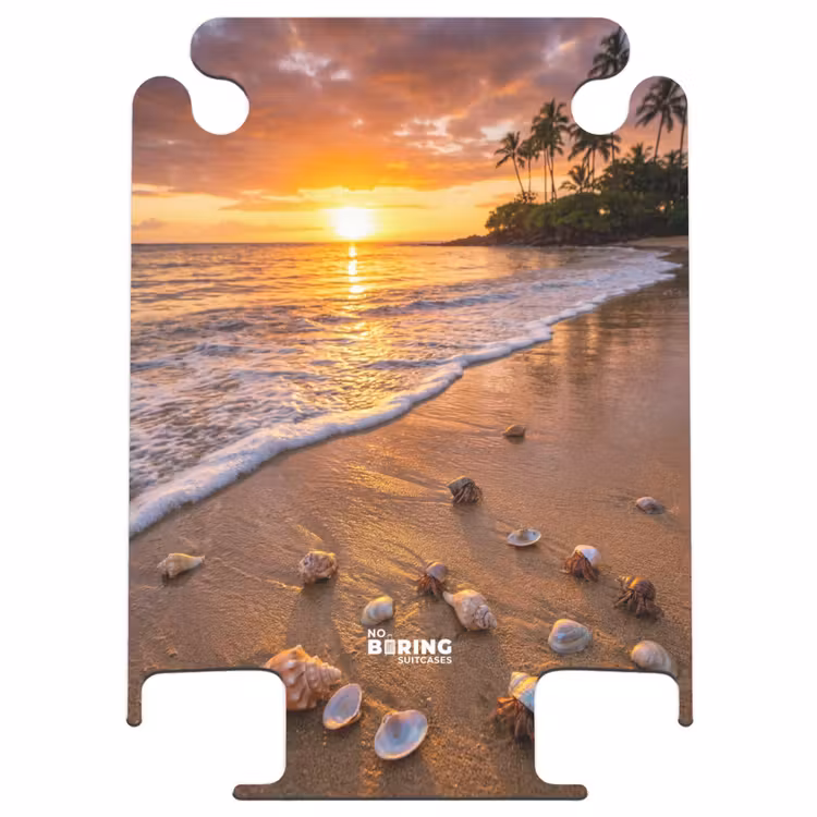 CaseSwap - Strand - Zonsondergang - Palmbomen - Natuur - Oranje — 1