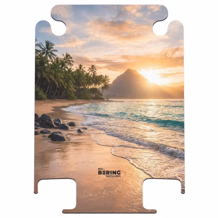 CaseSwap - Zee - Berg - Landschap - Tropisch - Goud — 1