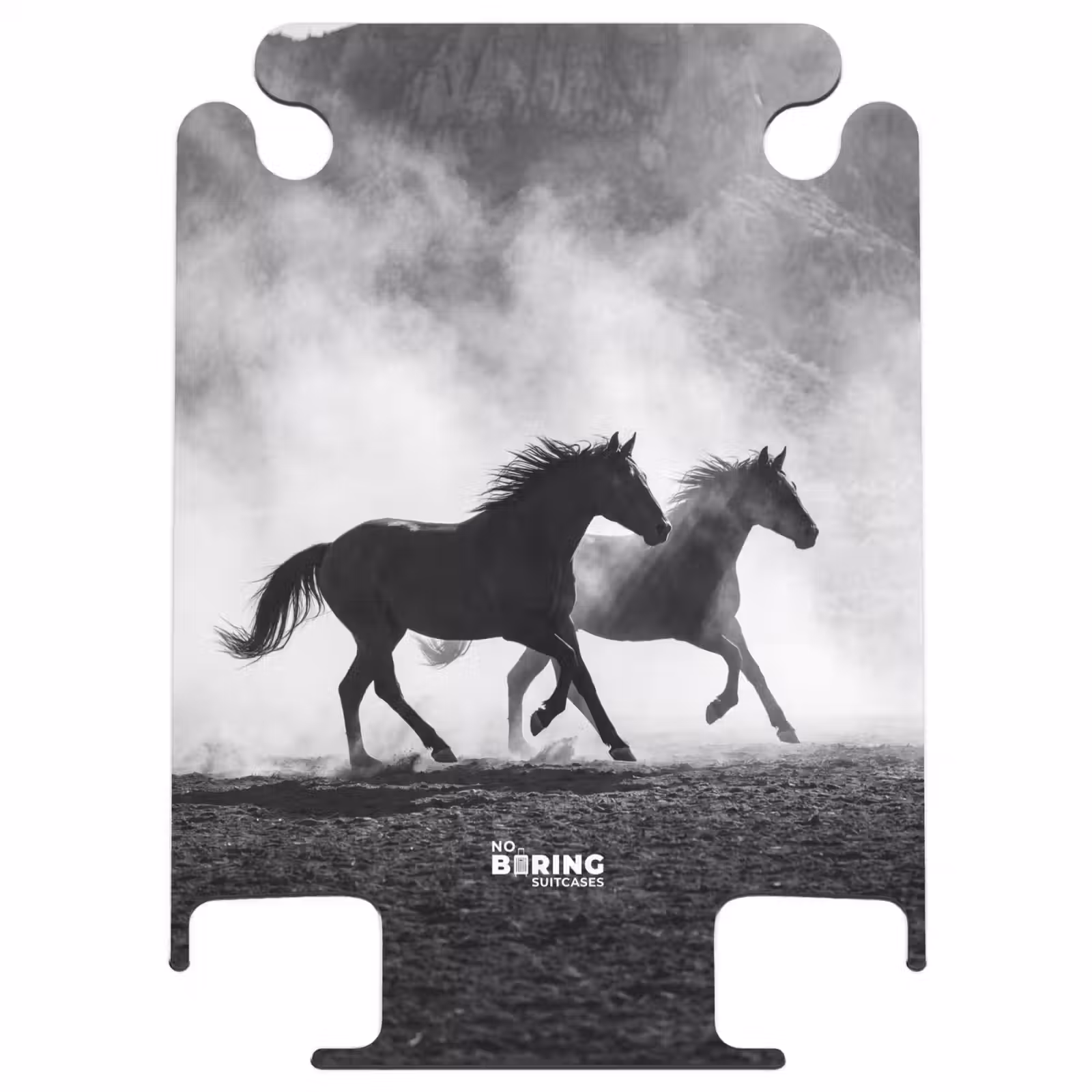 CaseSwap™ - Paard - Stof - Zwart-wit - Dieren — 1