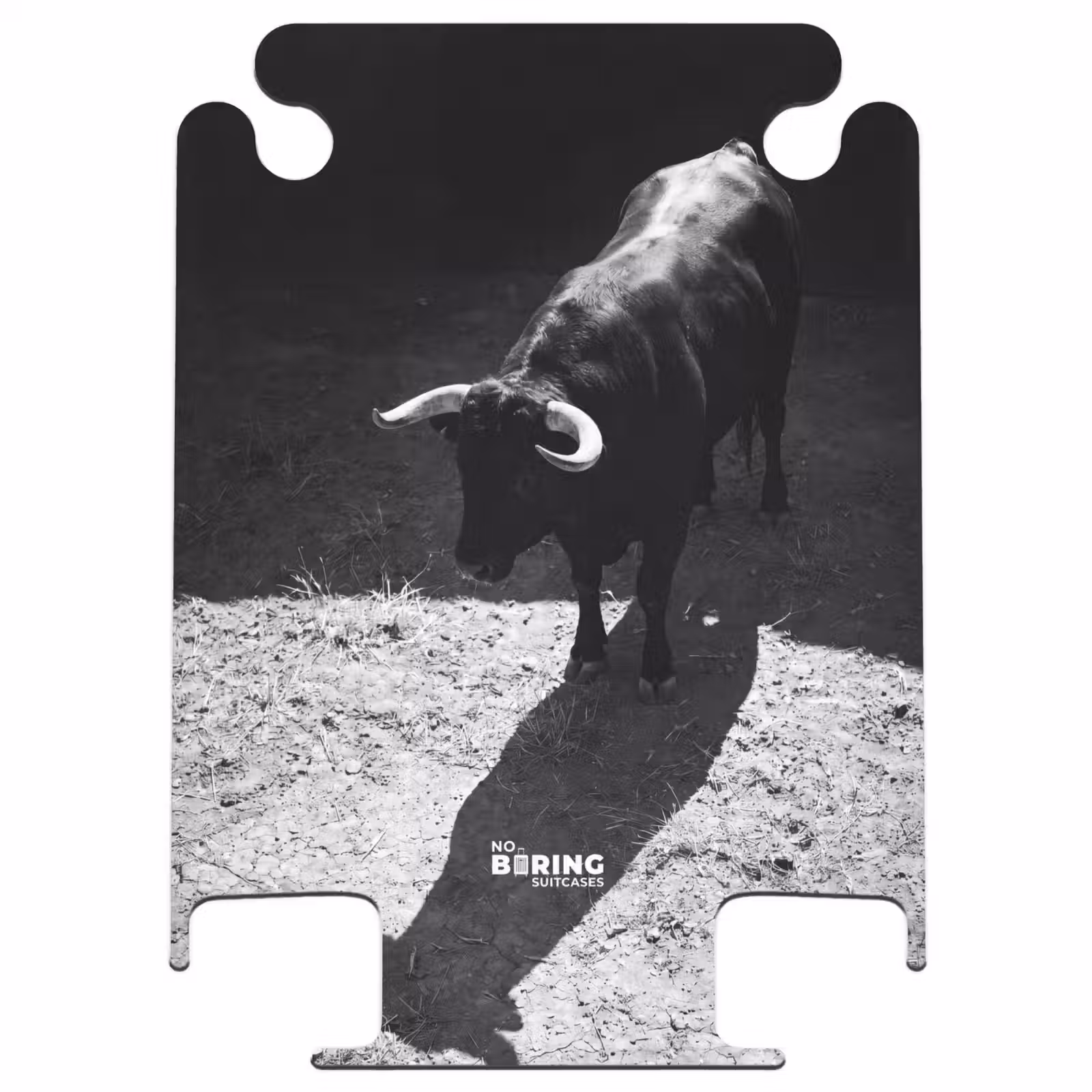 CaseSwap™ - Stier - Schaduw - Dieren - Contrast - Zwart-wit — 1