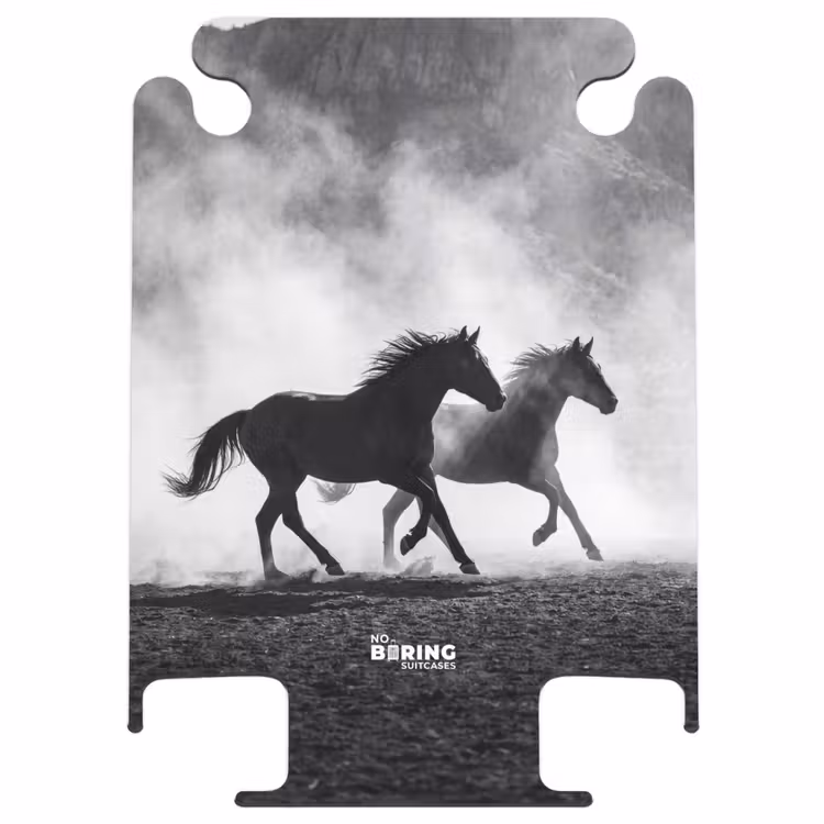 CaseSwap™ - Paard - Stof - Zwart-wit - Dieren — 1