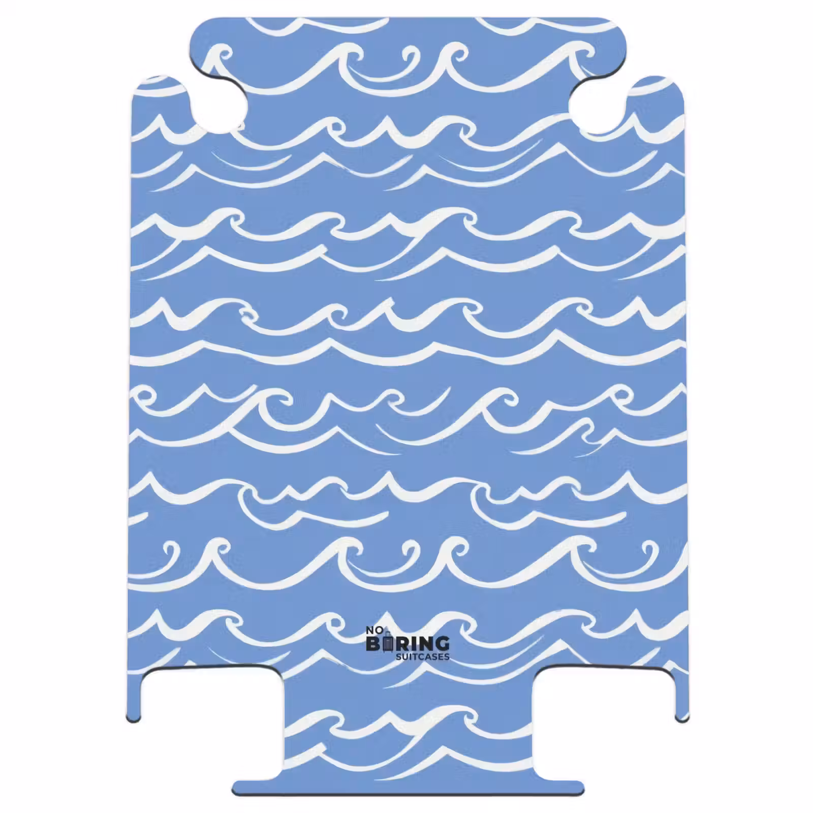CaseSwap™ - Blauw - Wit - Simpel - Getekend - Golven — 1