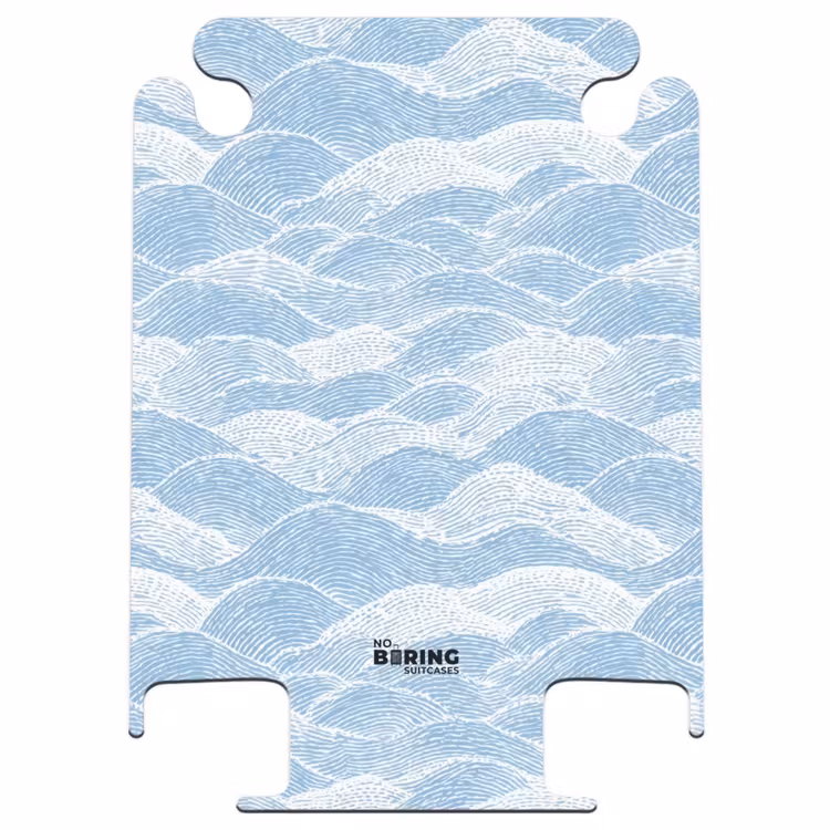 CaseSwap™ - Blauw - Wit - Golven - Getekend — 1