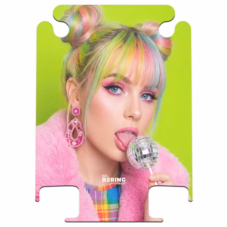 CaseSwap™ - Vrouw - Kleurrijk haar - Pop art - Modern - Levendig — 1