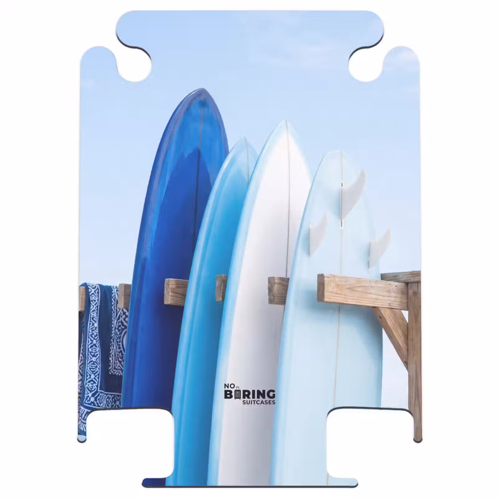 CaseSwap™ - Surfplank - Strand - Zomer - Blauw - Water — 1