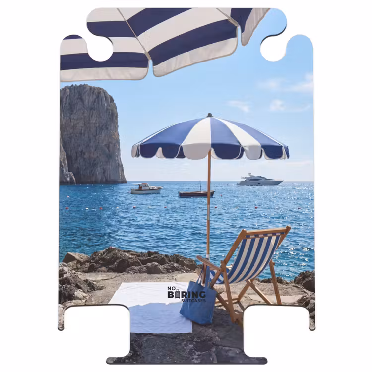 CaseSwap - Strand - Ligstoel - Parasol - Zomer - Blauw — 1
