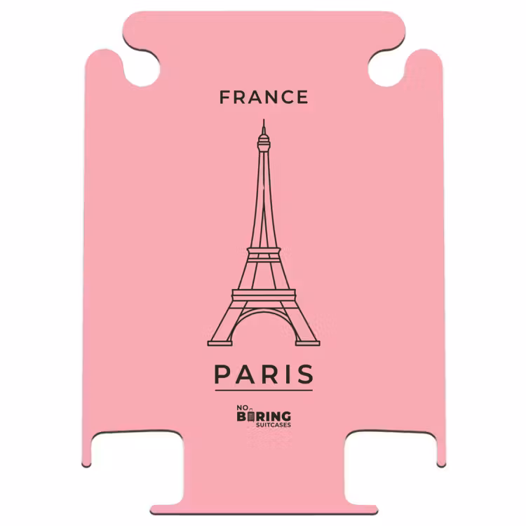 CaseSwap - Eiffeltoren - Parijs - Architectuur - Minimalistisch - Roze — 1