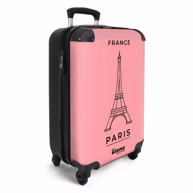 CaseSwap - Eiffeltoren - Parijs - Architectuur - Minimalistisch - Roze — 2