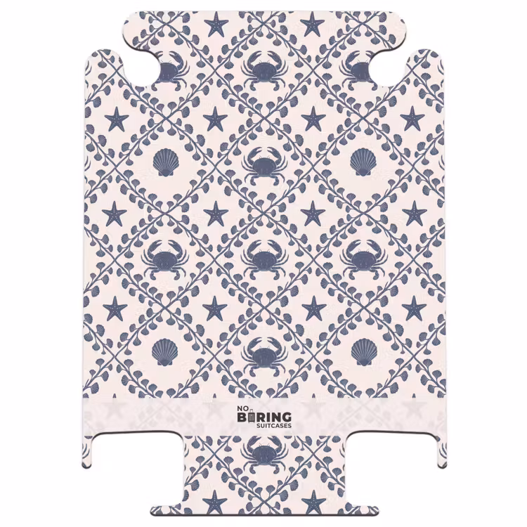 CaseSwap™ - Zee - Krab - Zeester - Patroon - Blauw — 1