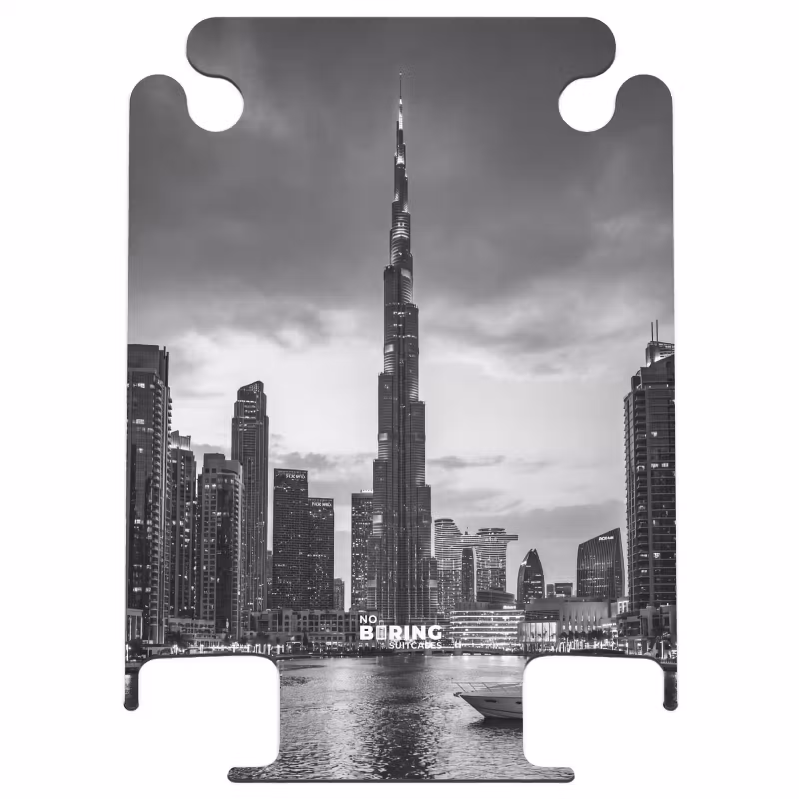 CaseSwap - Stad - Skyline - Architectuur - Avond - Zwart-wit — 1