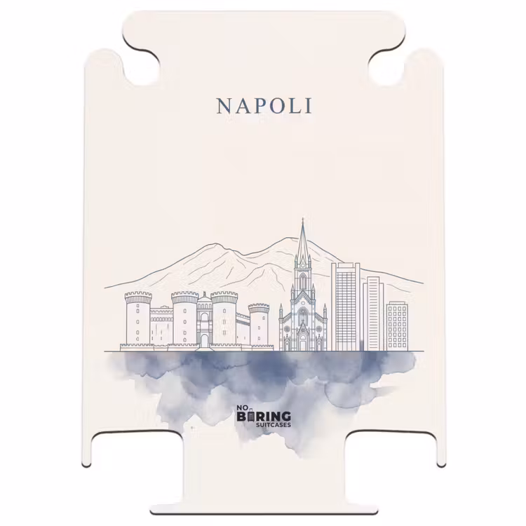 CaseSwap™ - Napels - Skyline - Italie - Lijntekening - Aquarel — 1