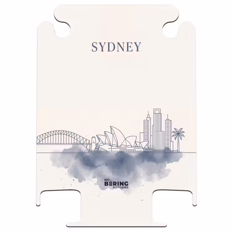 CaseSwap™ - Stad - Skyline - Architectuur - Minimalistisch - Blauw — 1