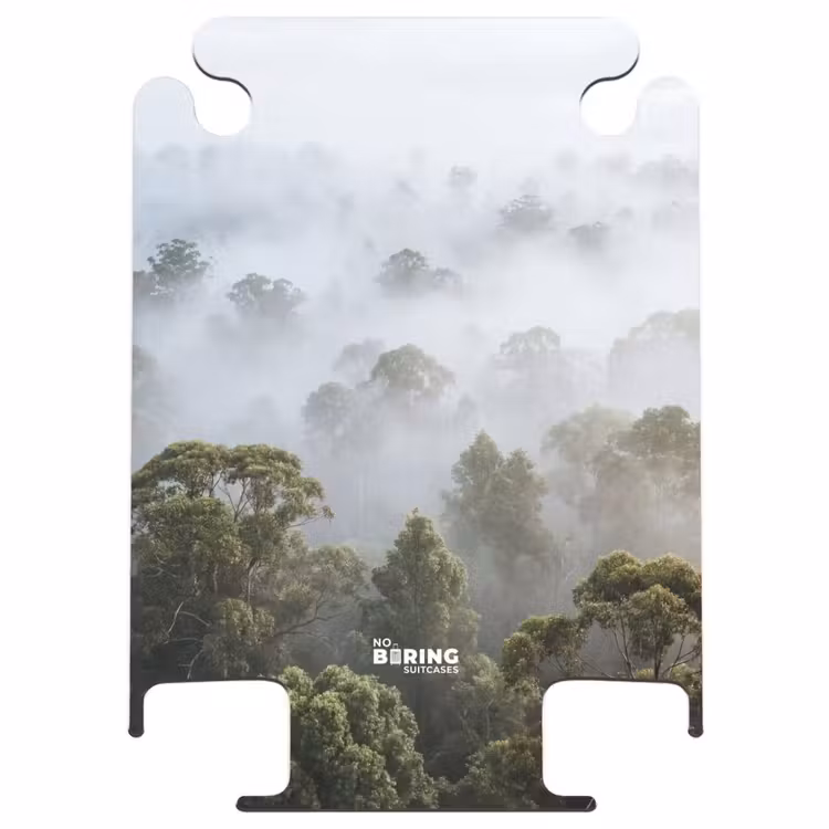 CaseSwap™ - Natuur - Mist - Bos - Ochtend - Goud — 1