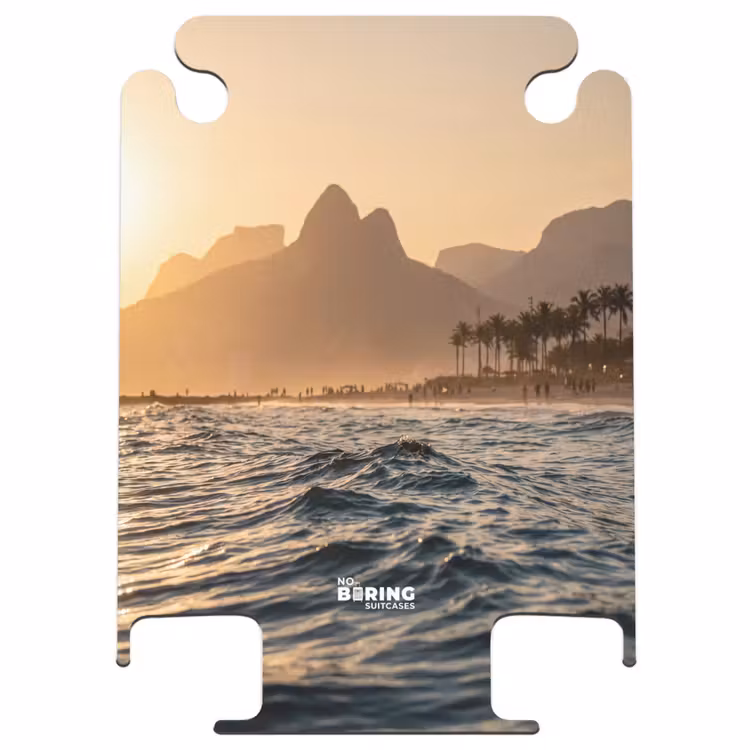 CaseSwap™ - Zee - Golven - Zonsondergang - Kust - Goud — 1