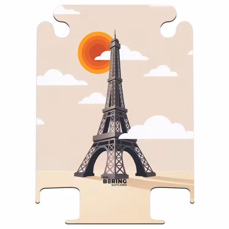 CaseSwap™ - Eiffeltoren - Zon - Architectuur - Abstract - Beige — 1
