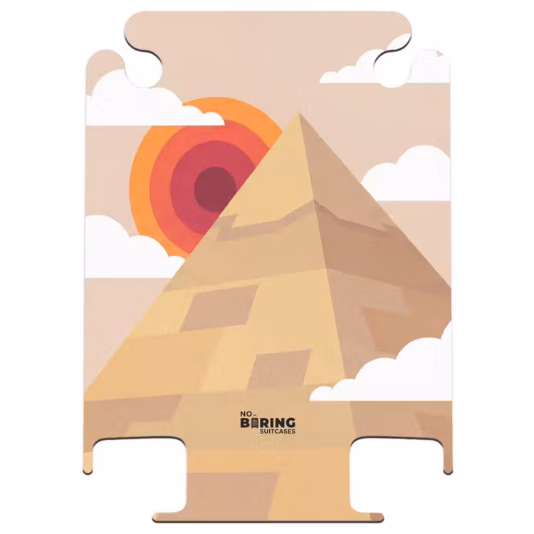 CaseSwap™ - Piramide - Zon - Woestijn - Modern - Oranje — 1