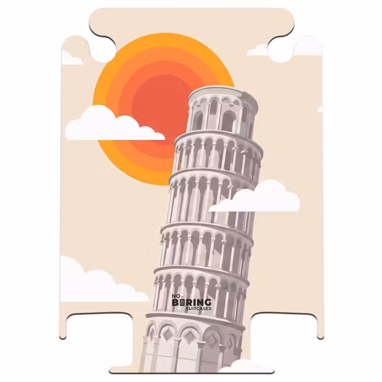 CaseSwap™ - Toren - Pisa - Architectuur - Minimalistisch - Beige — 1